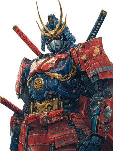 Samurai Optimus Prime Vinyl Car Decal Sticker – Waterproof & UV-Resistant 8"