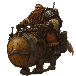 Dwarven Artificer Medic Vinyl Car Decal Sticker – Waterproof & UV-Resistant 8"