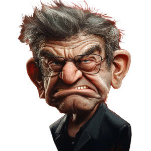 Angry Troll Mélenchon Vinyl Car Decal Sticker – Waterproof & UV-Resistant 8"