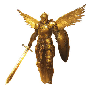 Heavenly Warrior Vinyl Car Decal Sticker – Waterproof & UV-Resistant 8" Heavenly Warrior Vinyl Car Decal Sticker – Waterproof & UV-Resistant 8"