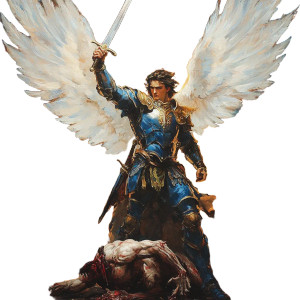 Archangel Michael Painting V21 Vinyl Car Decal Sticker – Waterproof & UV-Resistant 8" Archangel Michael Painting V21 Vinyl Car Decal Sticker – Waterproof & UV-Resistant 8"