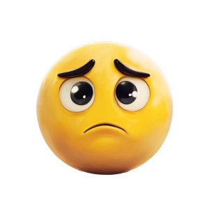 Guilty Emoji Vinyl Car Decal Sticker – Waterproof & UV-Resistant 8"