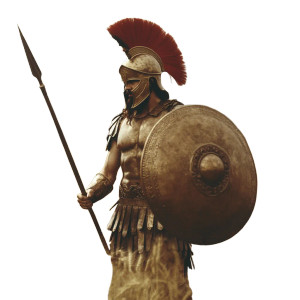 King Leonidas In Barley Vinyl Car Decal Sticker – Waterproof & UV-Resistant 8"