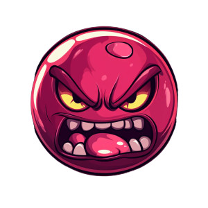 Angry Bubblegummm Logo Vinyl Car Decal Sticker – Waterproof & UV-Resistant 8"