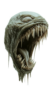 Ugly Trash Monster Vinyl Car Decal Sticker – Waterproof & UV-Resistant 8"