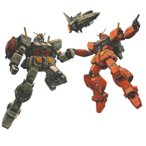 Gundam Vs Zaku Vinyl Car Decal Sticker – Waterproof & UV-Resistant 8" Gundam Vs Zaku Vinyl Car Decal Sticker – Waterproof & UV-Resistant 8"