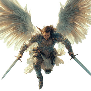 Armored Angel V13 Vinyl Car Decal Sticker – Waterproof & UV-Resistant 8"