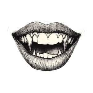 Smiling Vampire Girl Vinyl Car Decal Sticker – Waterproof & UV-Resistant 8" Smiling Vampire Girl Vinyl Car Decal Sticker – Waterproof & UV-Resistant 8"