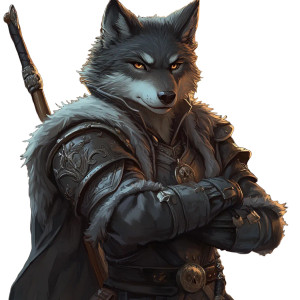 Heroic Wolfkin Fighter Vinyl Car Decal Sticker – Waterproof & UV-Resistant 8"