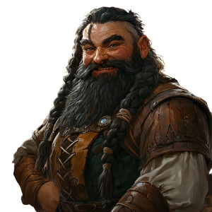 Jovial Dwarf Vinyl Car Decal Sticker – Waterproof & UV-Resistant 8"