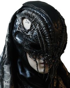 Cyberpunk Centipede Mask Vinyl Car Decal Sticker – Waterproof & UV-Resistant 8"