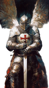 Knight With Wings V2 Vinyl Car Decal Sticker – Waterproof & UV-Resistant 8" Knight With Wings V2 Vinyl Car Decal Sticker – Waterproof & UV-Resistant 8"