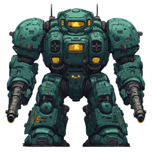 Mecha Gaming Logo Vinyl Car Decal Sticker – Waterproof & UV-Resistant 8"