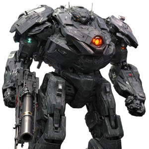 Pacific Rim Robot Vinyl Car Decal Sticker – Waterproof & UV-Resistant 8"