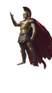 Leonidas Inspires Spartans Vinyl Car Decal Sticker – Waterproof & UV-Resistant 8"