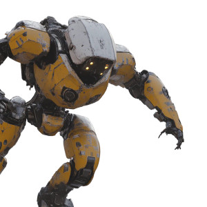 Ultra Realistic Robot Vinyl Car Decal Sticker – Waterproof & UV-Resistant 8"