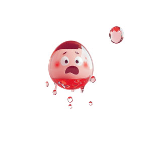 3D Drop Character Vinyl Car Decal Sticker – Waterproof & UV-Resistant 8"