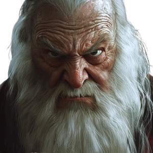 Angry Dumbledore Vinyl Car Decal Sticker – Waterproof & UV-Resistant 8"