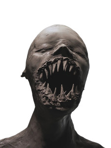 Macabre Face Vinyl Car Decal Sticker – Waterproof & UV-Resistant 8"