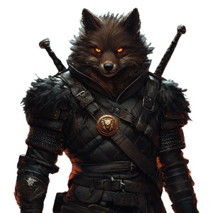 Witcher Fox Warrior Vinyl Car Decal Sticker – Waterproof & UV-Resistant 8"