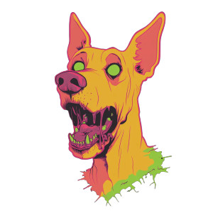 Zombie Scooby Doo V2 Vinyl Car Decal Sticker – Waterproof & UV-Resistant 8"