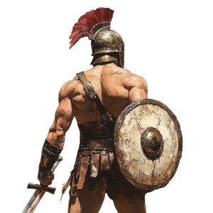 Gladiator Realist Vinyl Car Decal Sticker – Waterproof & UV-Resistant 8" Gladiator Realist Vinyl Car Decal Sticker – Waterproof & UV-Resistant 8"