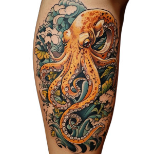 Octopus Tattoo V2 Vinyl Car Decal Sticker – Waterproof & UV-Resistant 8" Octopus Tattoo V2 Vinyl Car Decal Sticker – Waterproof & UV-Resistant 8"