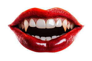 Vampire Mouth V3 Vinyl Car Decal Sticker – Waterproof & UV-Resistant 8" Vampire Mouth V3 Vinyl Car Decal Sticker – Waterproof & UV-Resistant 8"