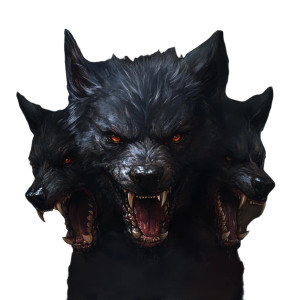 Realistic Cerberus Vinyl Car Decal Sticker – Waterproof & UV-Resistant 8"