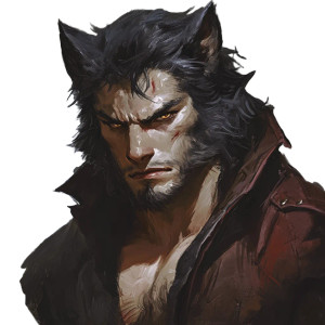 Werewolf Among Humans Vinyl Car Decal Sticker – Waterproof & UV-Resistant 8"