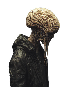 Latex Wolf Humanoid Vinyl Car Decal Sticker – Waterproof & UV-Resistant 8"