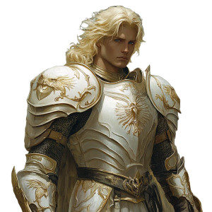 Celestial Angel Warrior V4 Vinyl Car Decal Sticker – Waterproof & UV-Resistant 8"