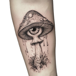 Crying Eye Mushroom Vinyl Car Decal Sticker – Waterproof & UV-Resistant 8" Crying Eye Mushroom Vinyl Car Decal Sticker – Waterproof & UV-Resistant 8"