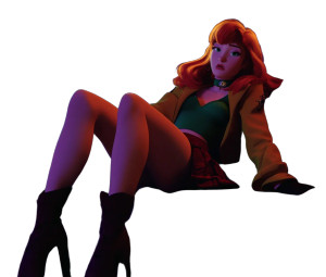 Daphne Blake Horror Vinyl Car Decal Sticker – Waterproof & UV-Resistant 8"