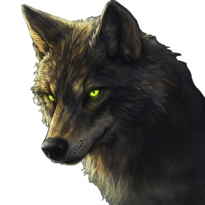 Coyote Werewolf Vinyl Car Decal Sticker – Waterproof & UV-Resistant 8"