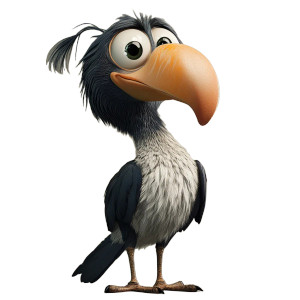 Animal Animation Character Vinyl Car Decal Sticker – Waterproof & UV-Resistant 8"