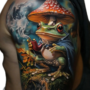 Wizard Frog Tattoo V2 Vinyl Car Decal Sticker – Waterproof & UV-Resistant 8" Wizard Frog Tattoo V2 Vinyl Car Decal Sticker – Waterproof & UV-Resistant 8"