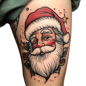 Santa Claus Tattoo V2 Vinyl Car Decal Sticker – Waterproof & UV-Resistant 8" Santa Claus Tattoo V2 Vinyl Car Decal Sticker – Waterproof & UV-Resistant 8"