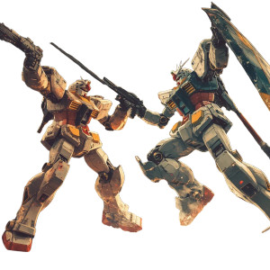 Gundams Battle Arena Vinyl Car Decal Sticker – Waterproof & UV-Resistant 8"