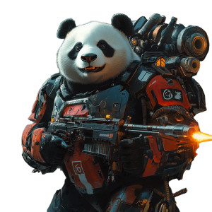 Mecha Panda Warrior Vinyl Car Decal Sticker – Waterproof & UV-Resistant 8" Mecha Panda Warrior Vinyl Car Decal Sticker – Waterproof & UV-Resistant 8"