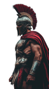 Spartan Warrior Streaming Vinyl Car Decal Sticker – Waterproof & UV-Resistant 8"