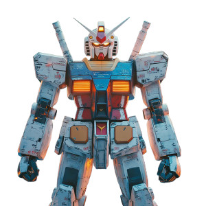 Cool Gundam Robot Vinyl Car Decal Sticker – Waterproof & UV-Resistant 8"