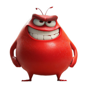 Red Life Symbol Vinyl Car Decal Sticker – Waterproof & UV-Resistant 8"