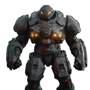 Doomsday Battlesuit Vinyl Car Decal Sticker – Waterproof & UV-Resistant 8"