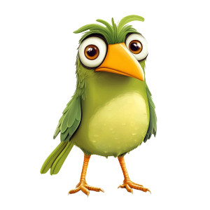 Cartoon Bird Vinyl Car Decal Sticker – Waterproof & UV-Resistant 8" Cartoon Bird Vinyl Car Decal Sticker – Waterproof & UV-Resistant 8"