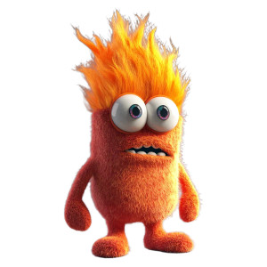 Goofy Plush Character Vinyl Car Decal Sticker – Waterproof & UV-Resistant 8"