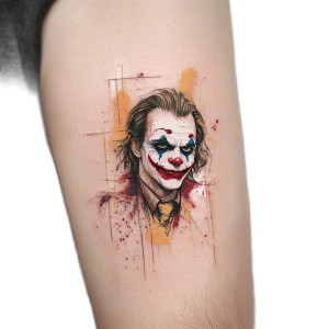 Joker Tattoo V2 Vinyl Car Decal Sticker – Waterproof & UV-Resistant 8" Joker Tattoo V2 Vinyl Car Decal Sticker – Waterproof & UV-Resistant 8"