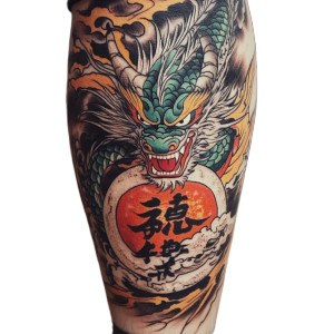 Dragon Ball Daruma Tattoo Vinyl Car Decal Sticker – Waterproof & UV-Resistant 8"