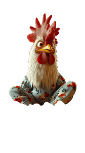 Pajama Rooster Bananas Vinyl Car Decal Sticker – Waterproof & UV-Resistant 8" Pajama Rooster Bananas Vinyl Car Decal Sticker – Waterproof & UV-Resistant 8"