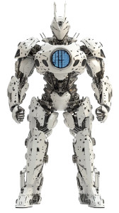 Shanghai Futuristic Mecha Vinyl Car Decal Sticker – Waterproof & UV-Resistant 8"